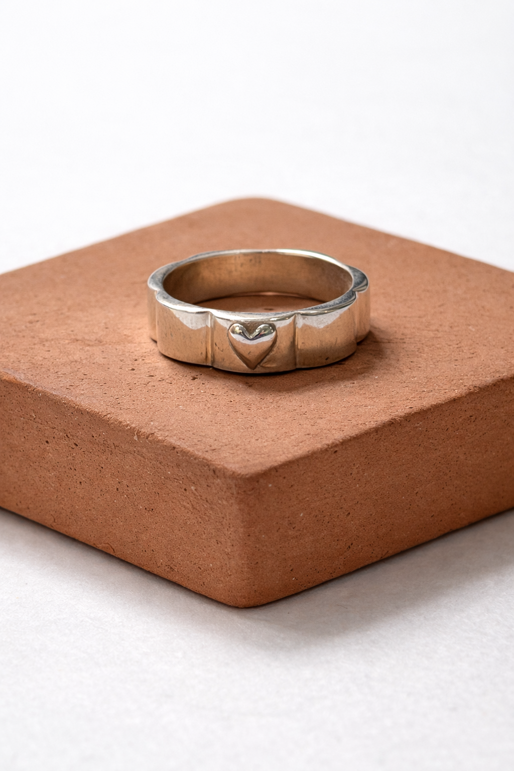 Silver, handmade ring