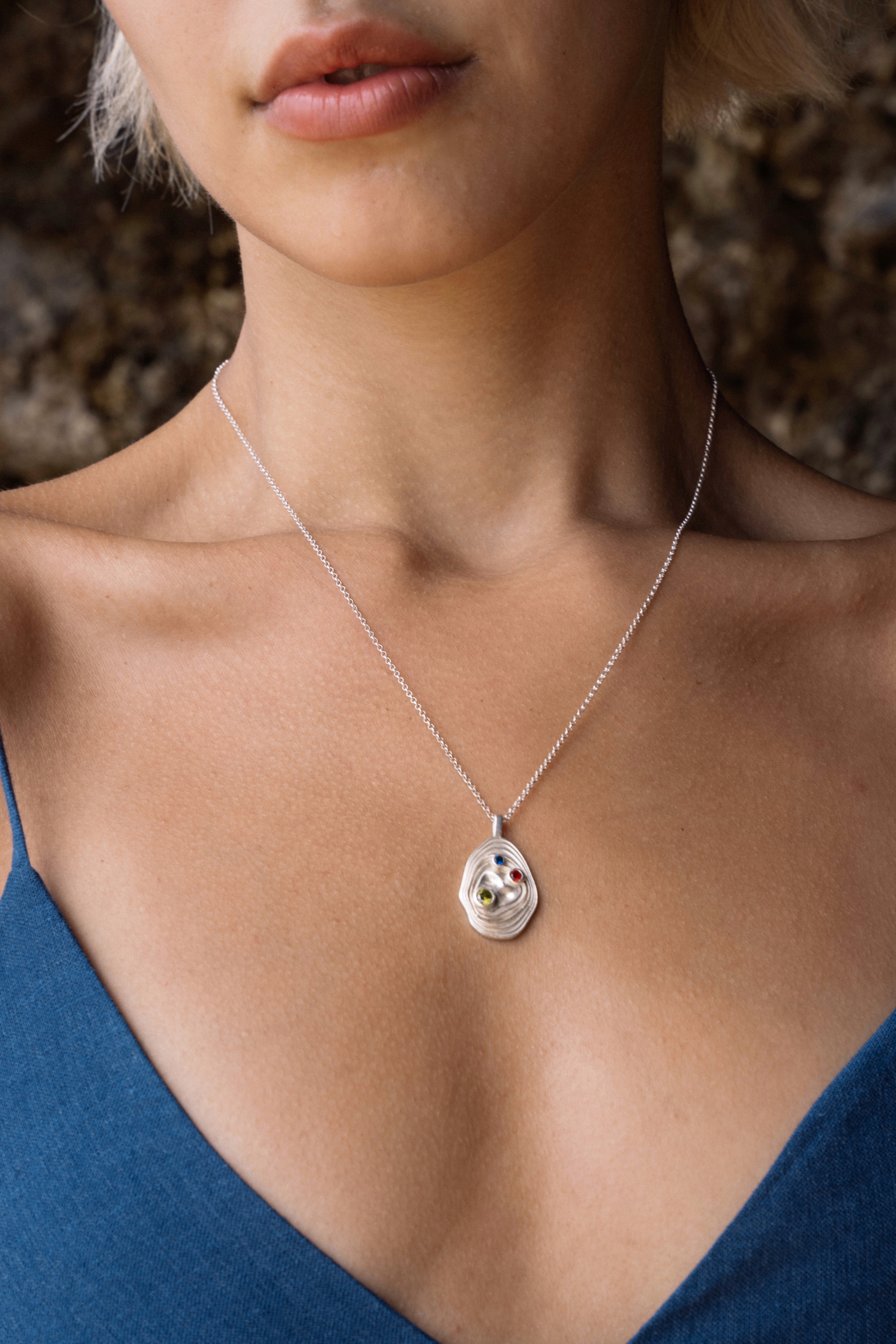 ვერცხლის ხელნაკეთი ყელსაბამი